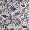 Fabric by the Metre - 791 Animals - Ivory